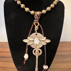 Antique key necklace - one-of-a-kind!